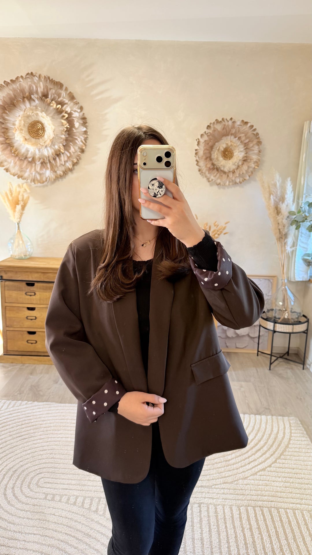 Blazer Imen chocolat