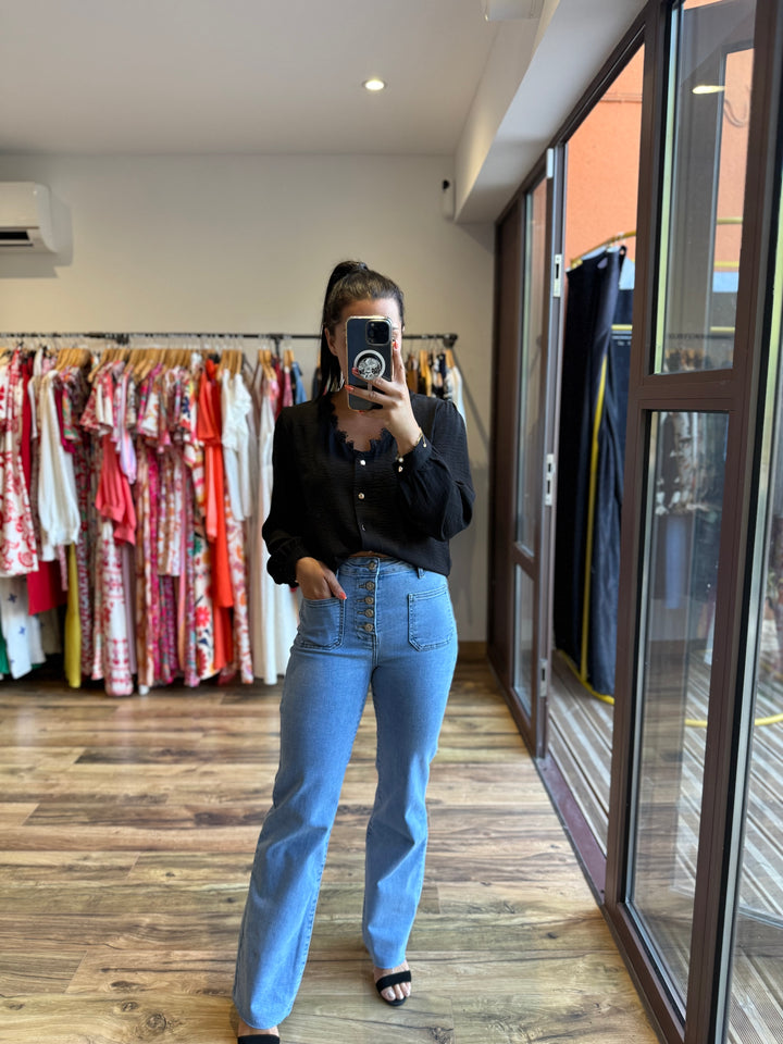 Chemise Anela CURVY noir