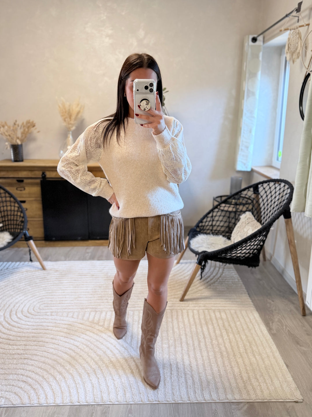 Short à franges Mariah