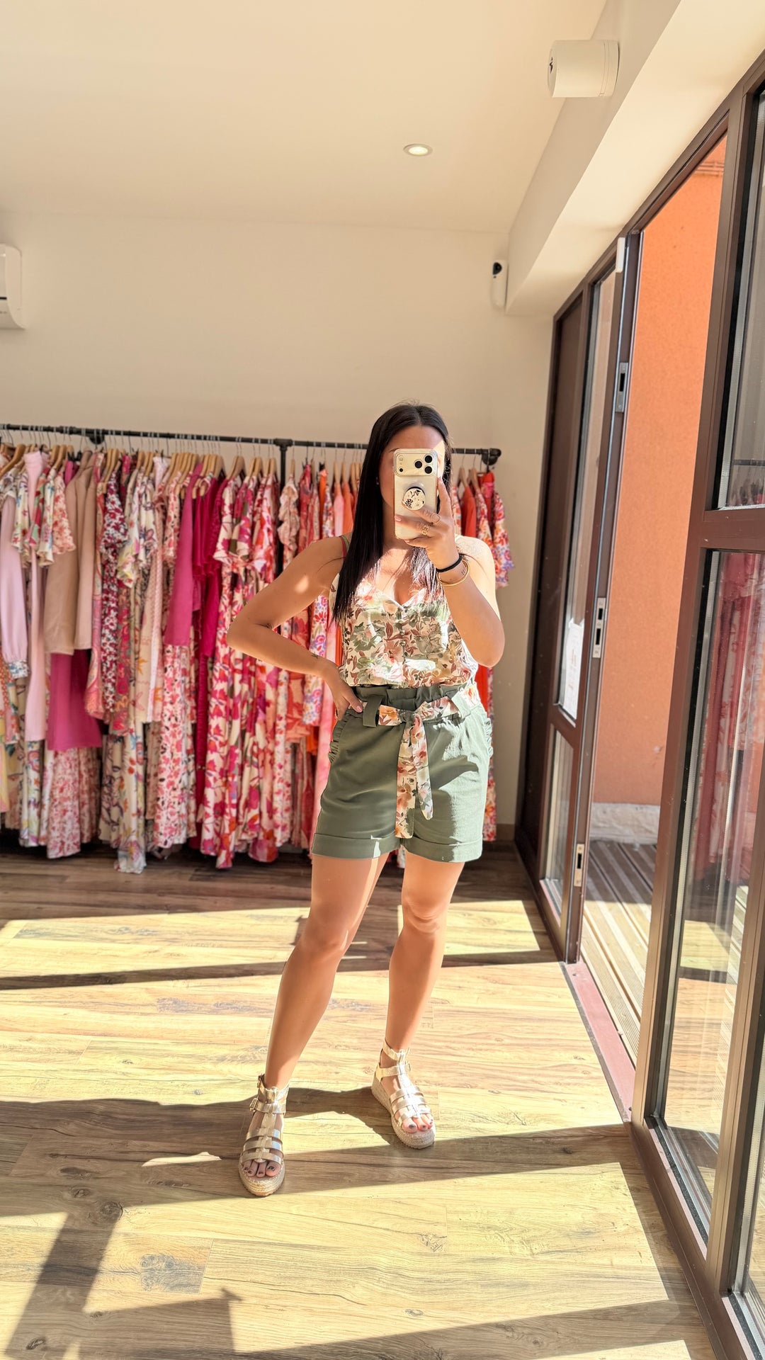 Short bommy kaki CURVY