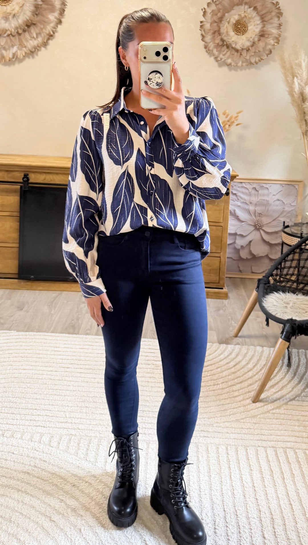 Jean slim Mallet bleu marine