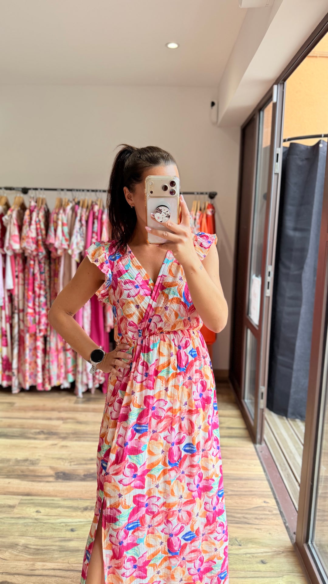 Robe longue Sandra CURVY