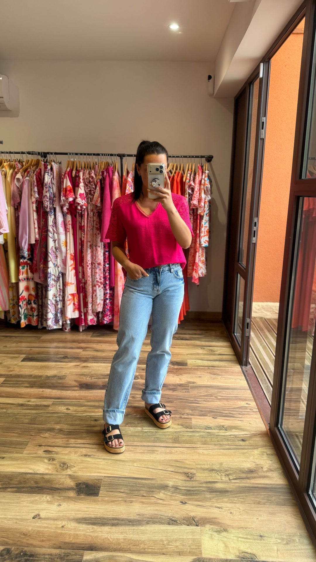 Top Miya fuschia CURVY
