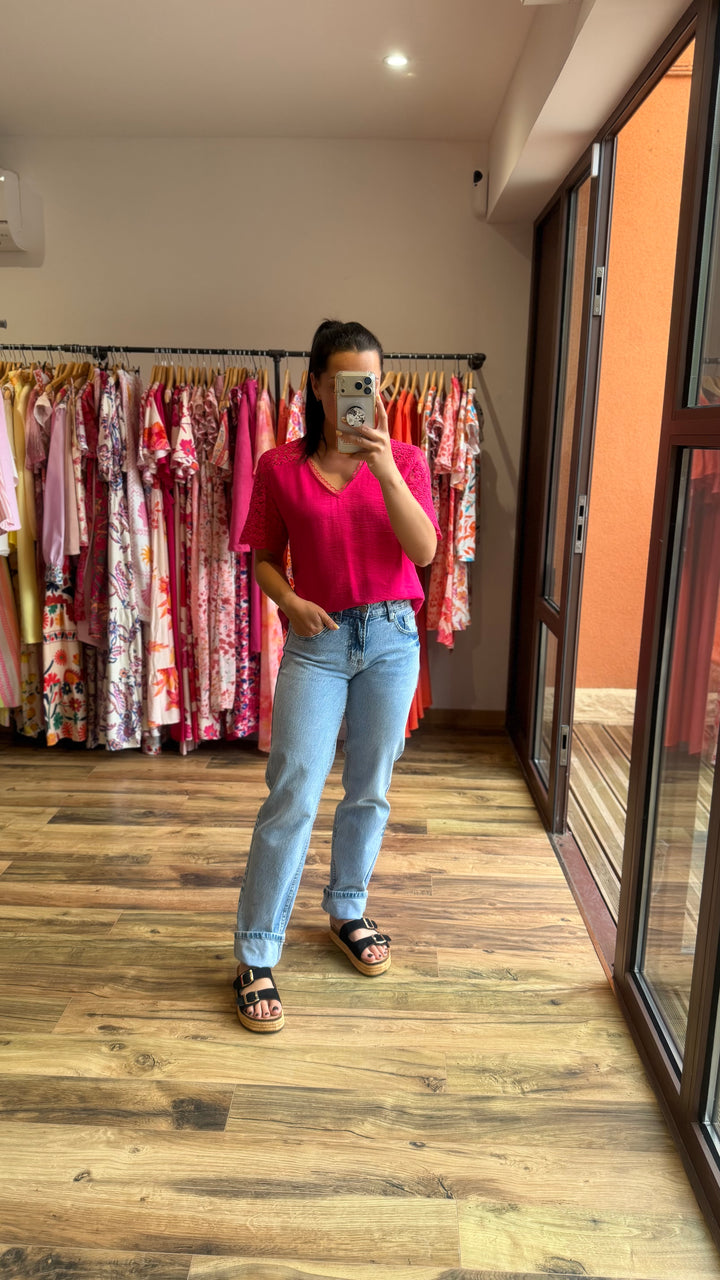 Top Miya fuschia CURVY