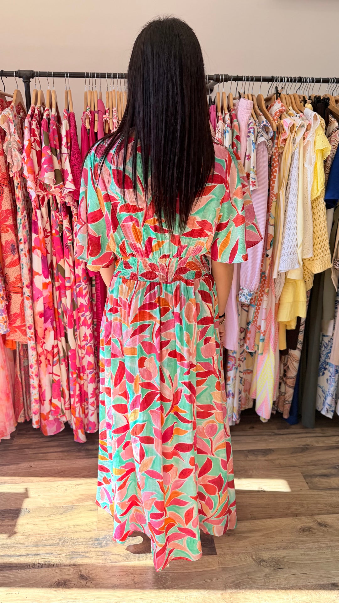 Robe longue Arlequin CURVY (PRÉCOMMANDE EXPÉDITION 3/06)