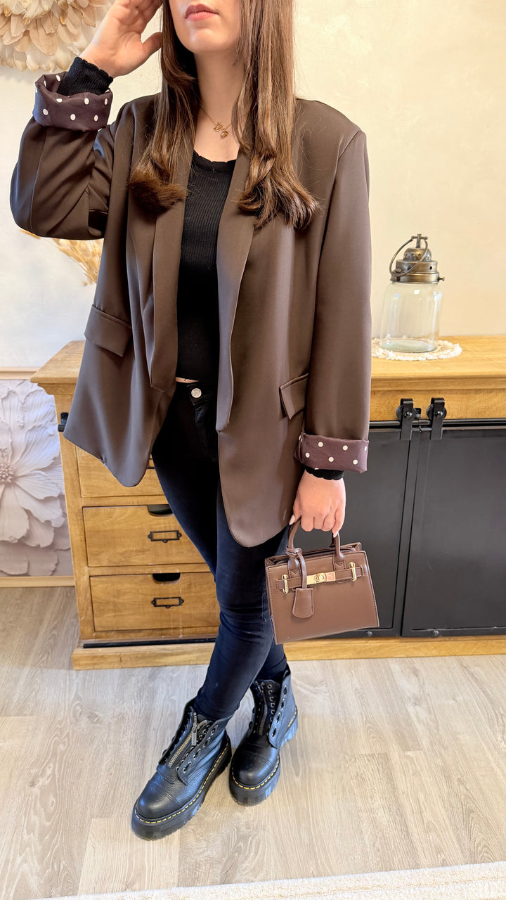 Blazer Imen chocolat