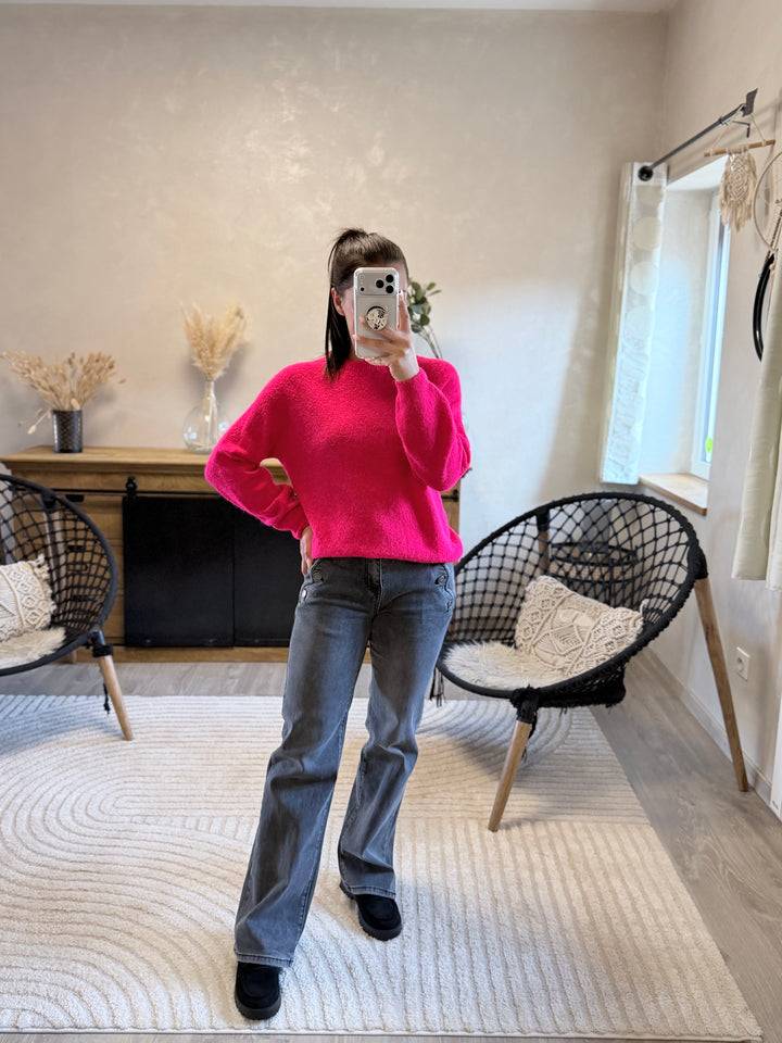 Pull Pola fushia