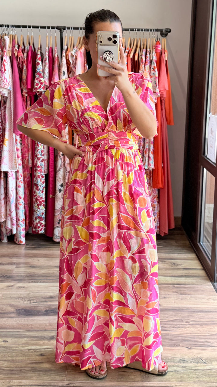 Robe longue Arlequin