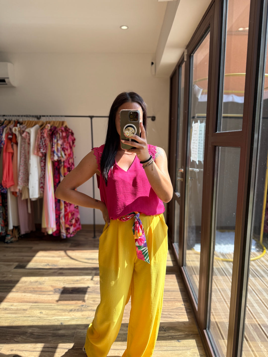 Pantalon Eliam jaune