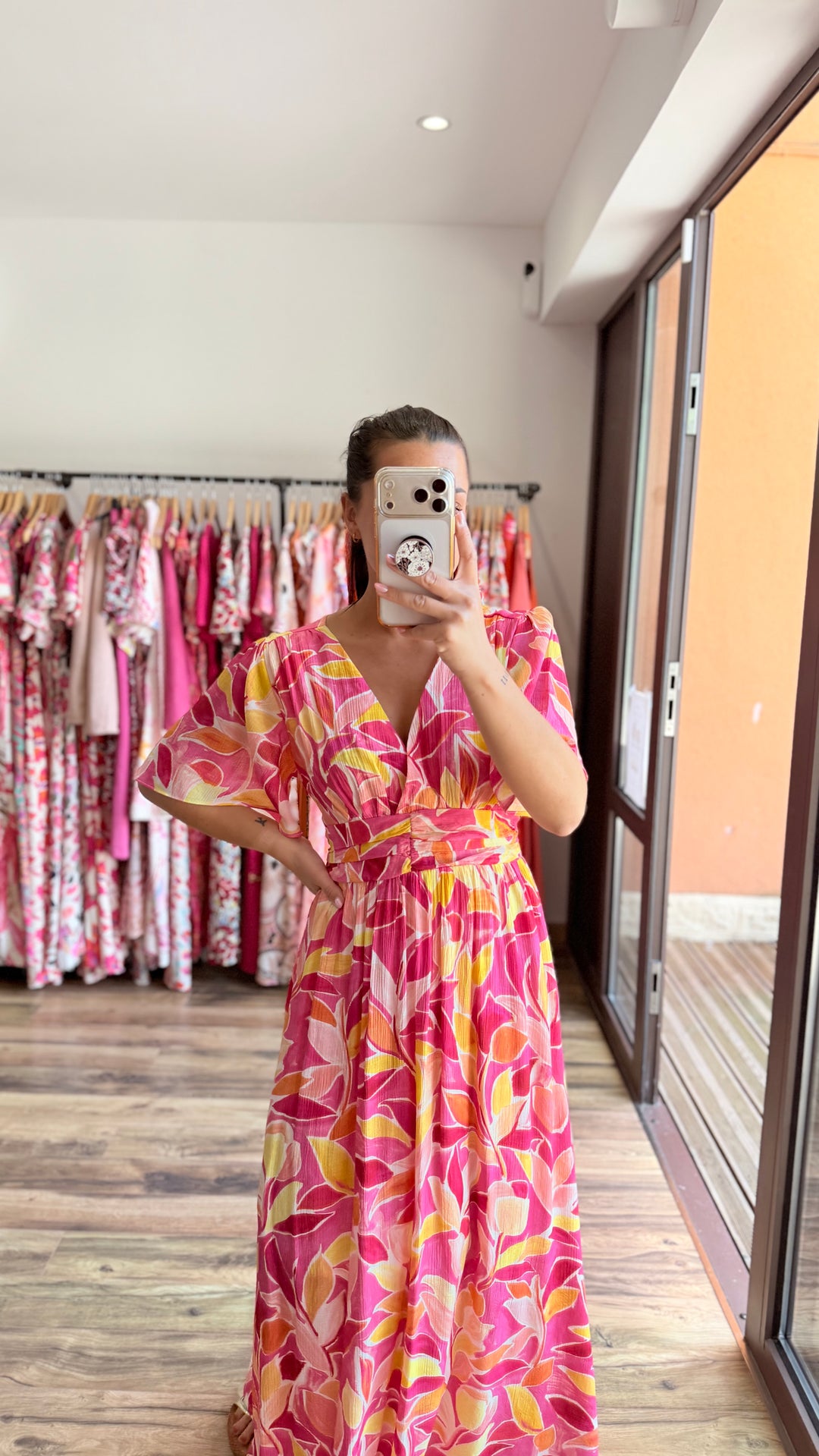 Robe longue Arlequin