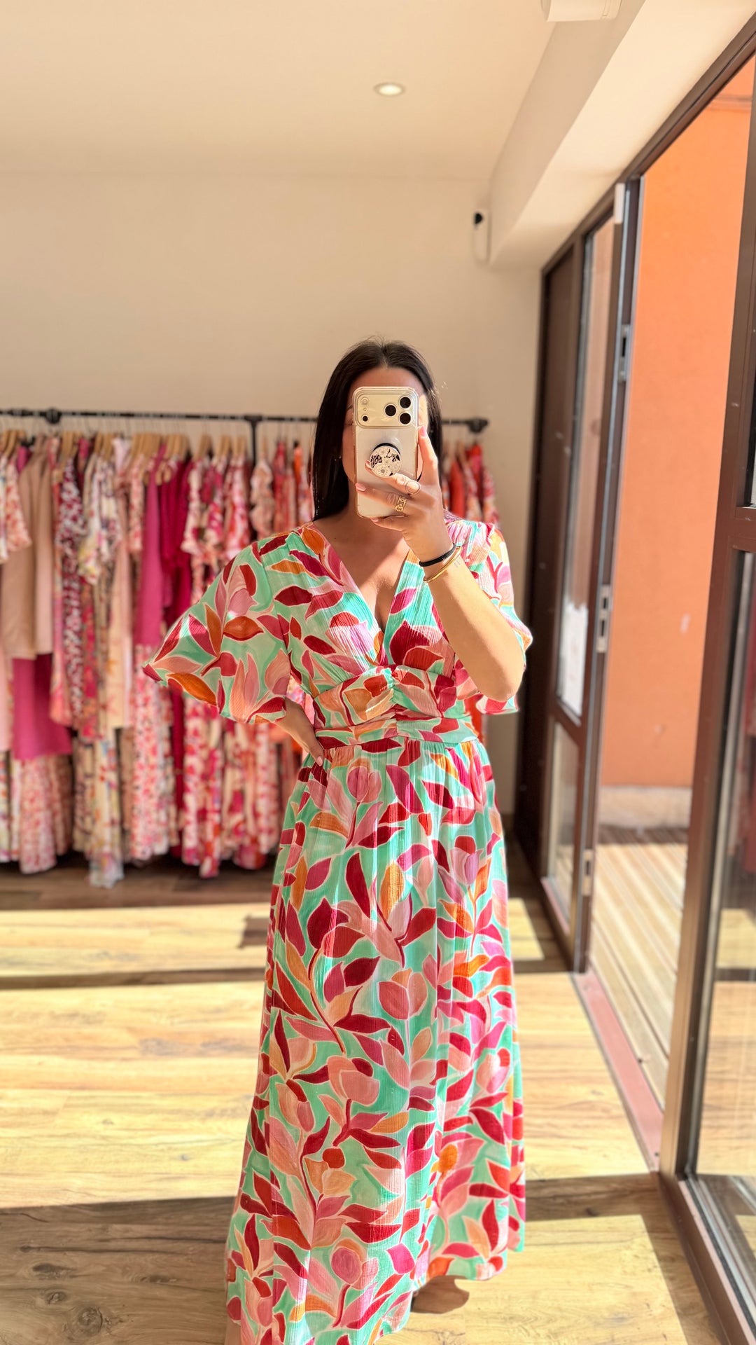 Robe longue Arlequin CURVY (PRÉCOMMANDE EXPÉDITION 3/06)