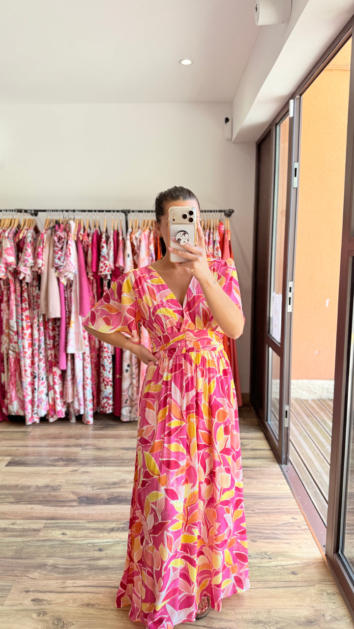 Robe longue Arlequin