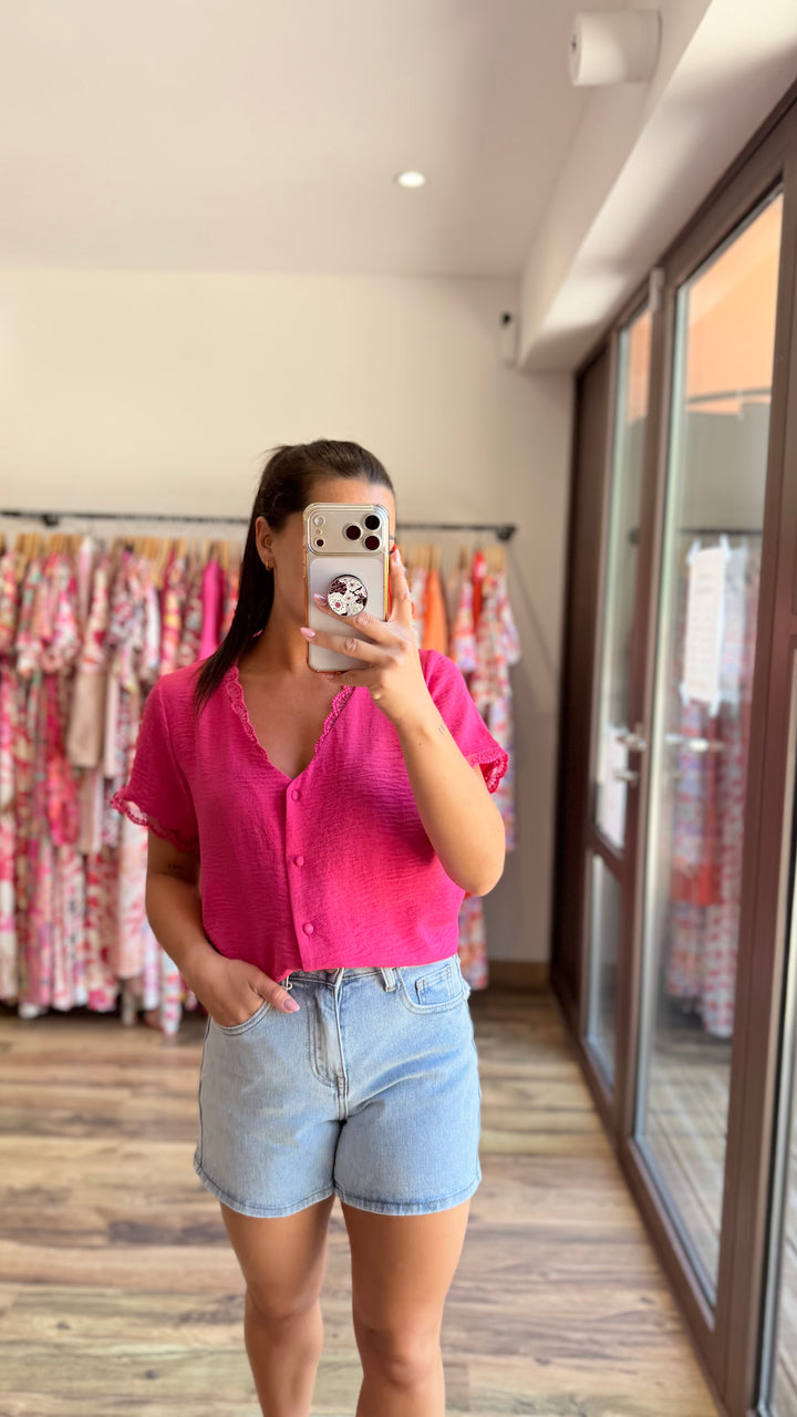Chemise Mirta rose fushia
