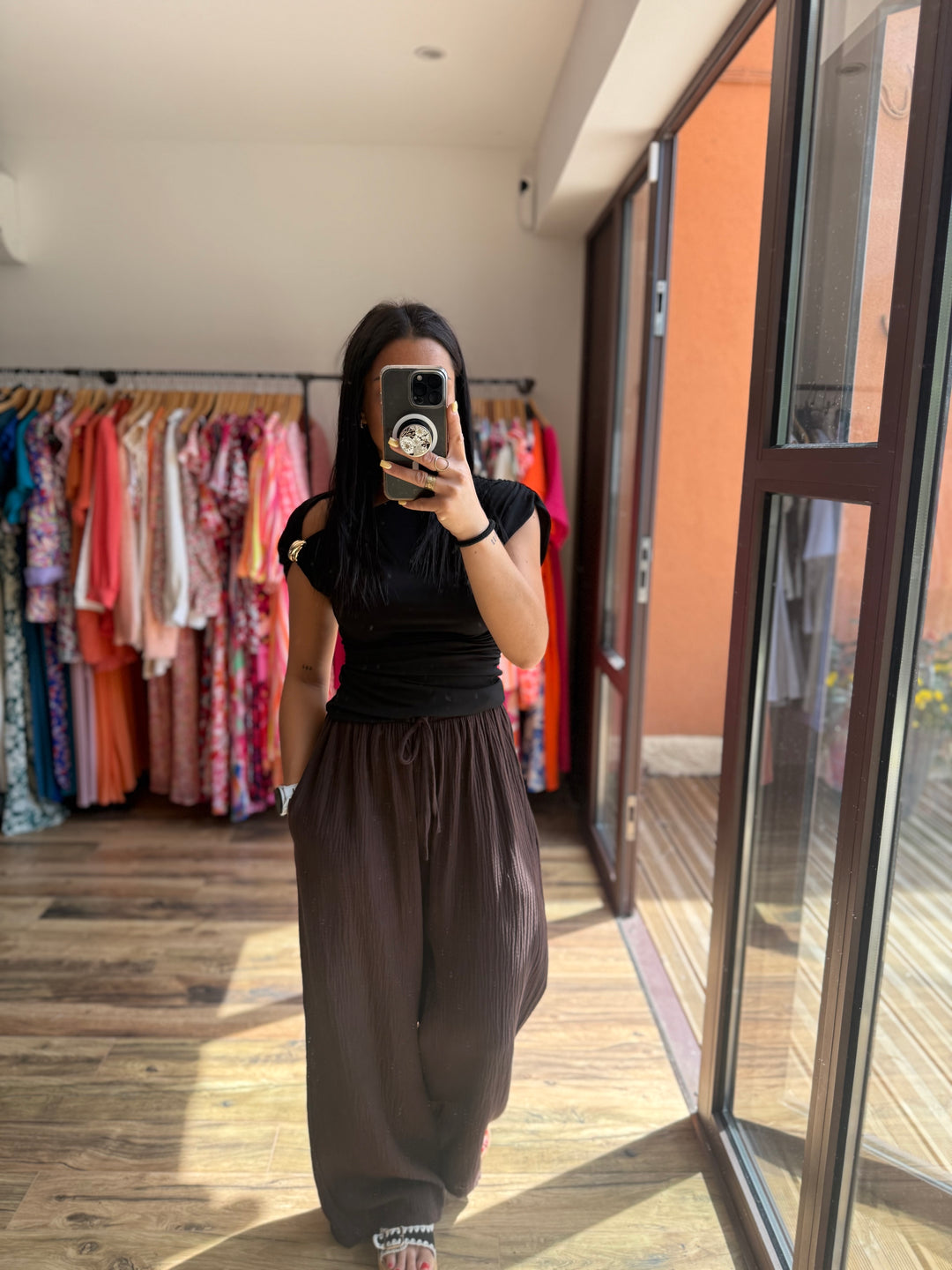 Teeshirt Linda noir
