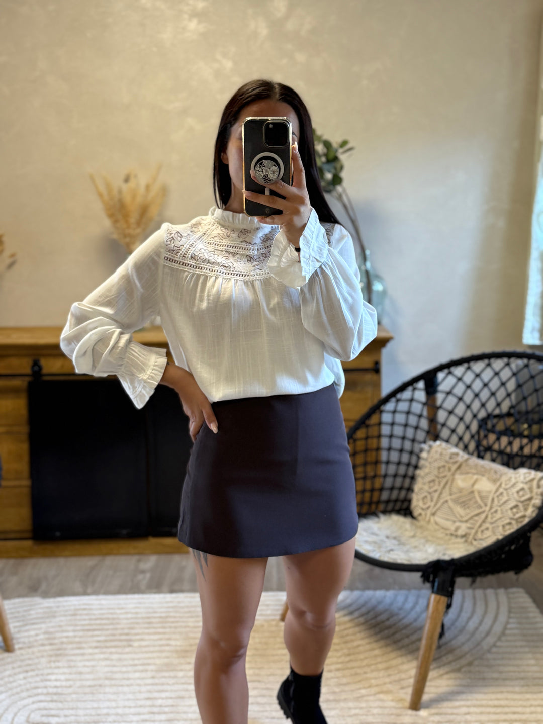 Jupe short Rafina