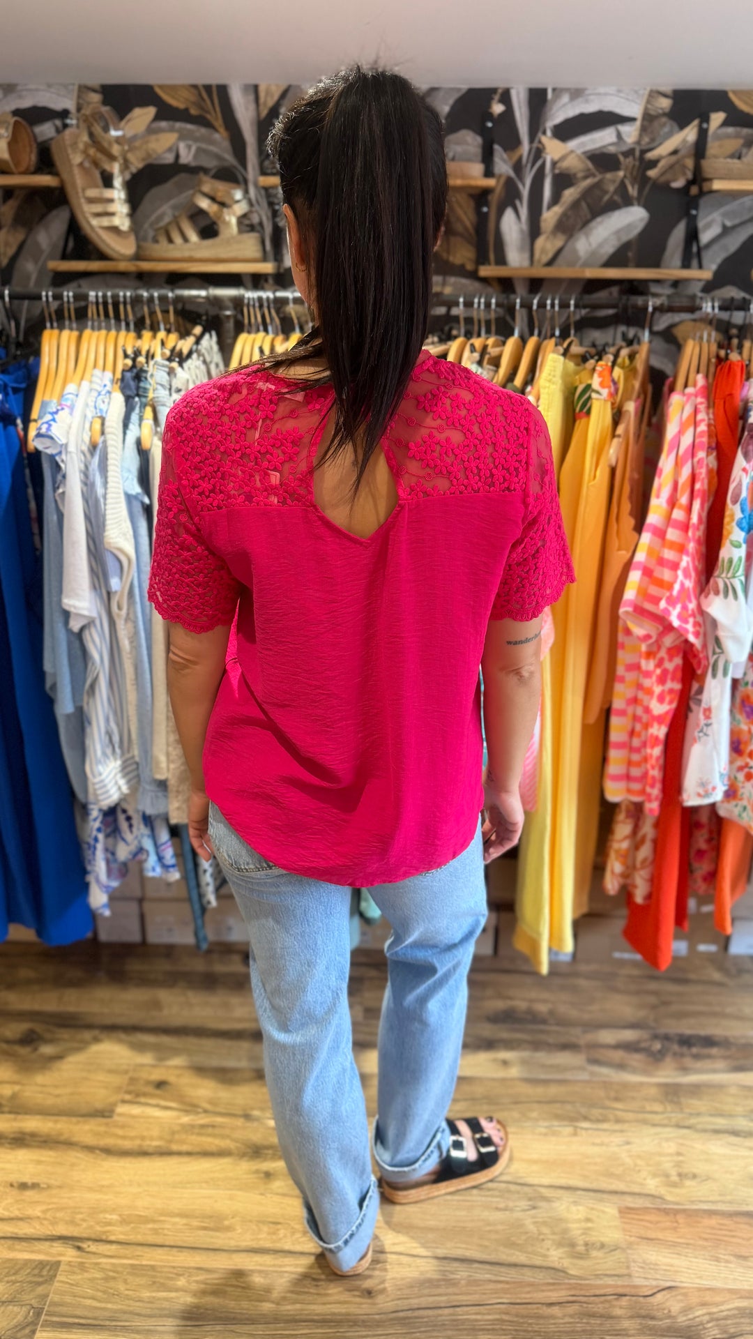 Top Miya fuschia CURVY