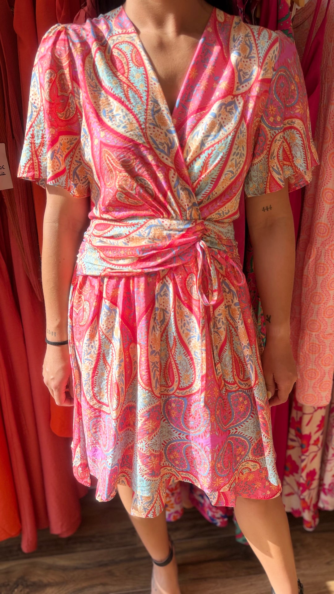 Robe courte Calinda