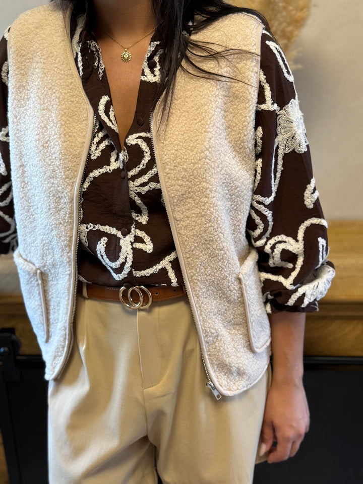 Chemise Dina choco
