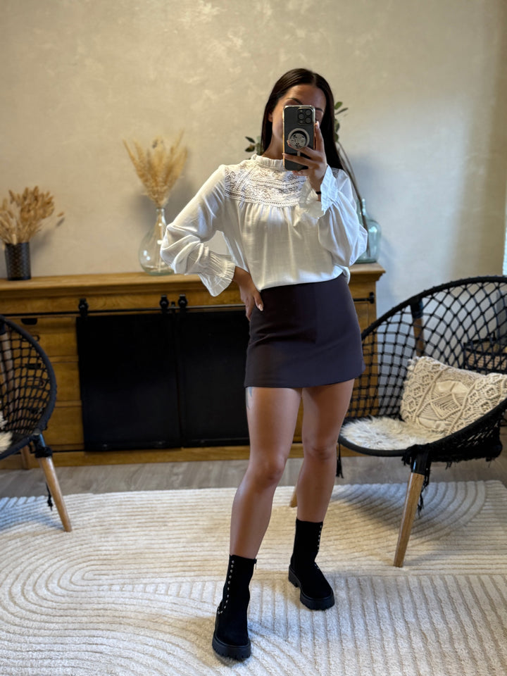 Blouse Fabi blanche