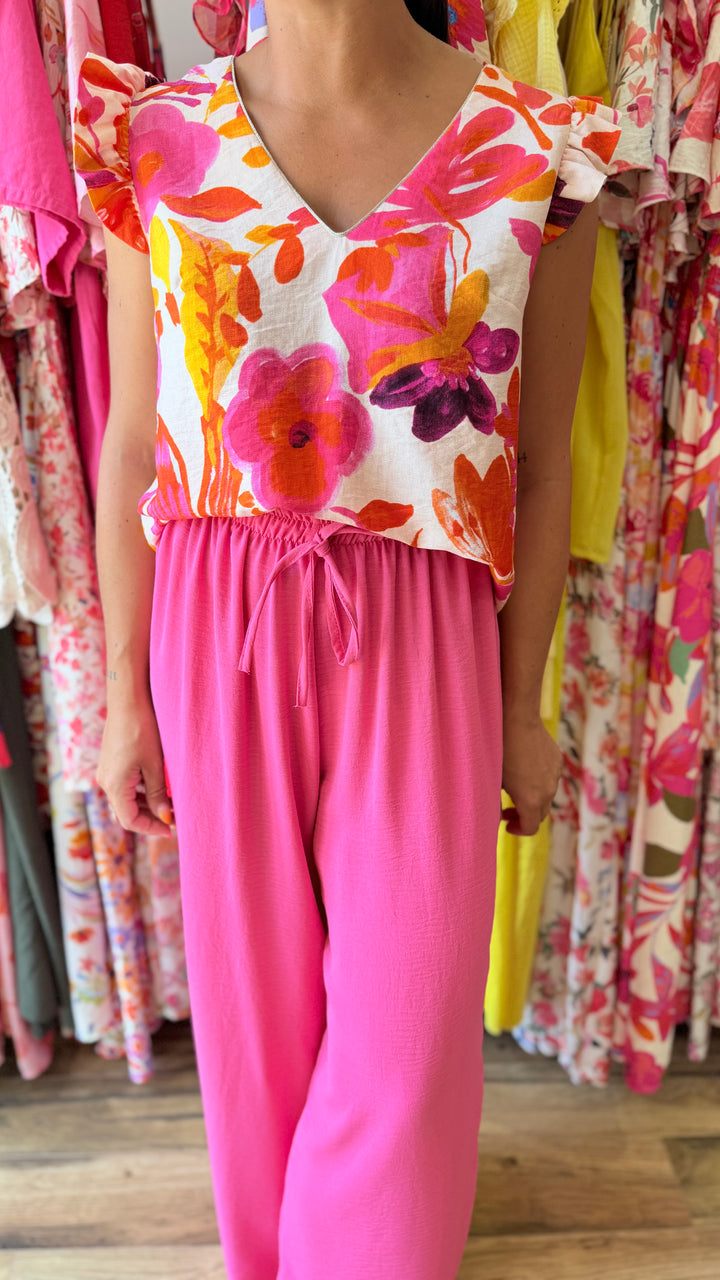 Pantalon Valentino rose