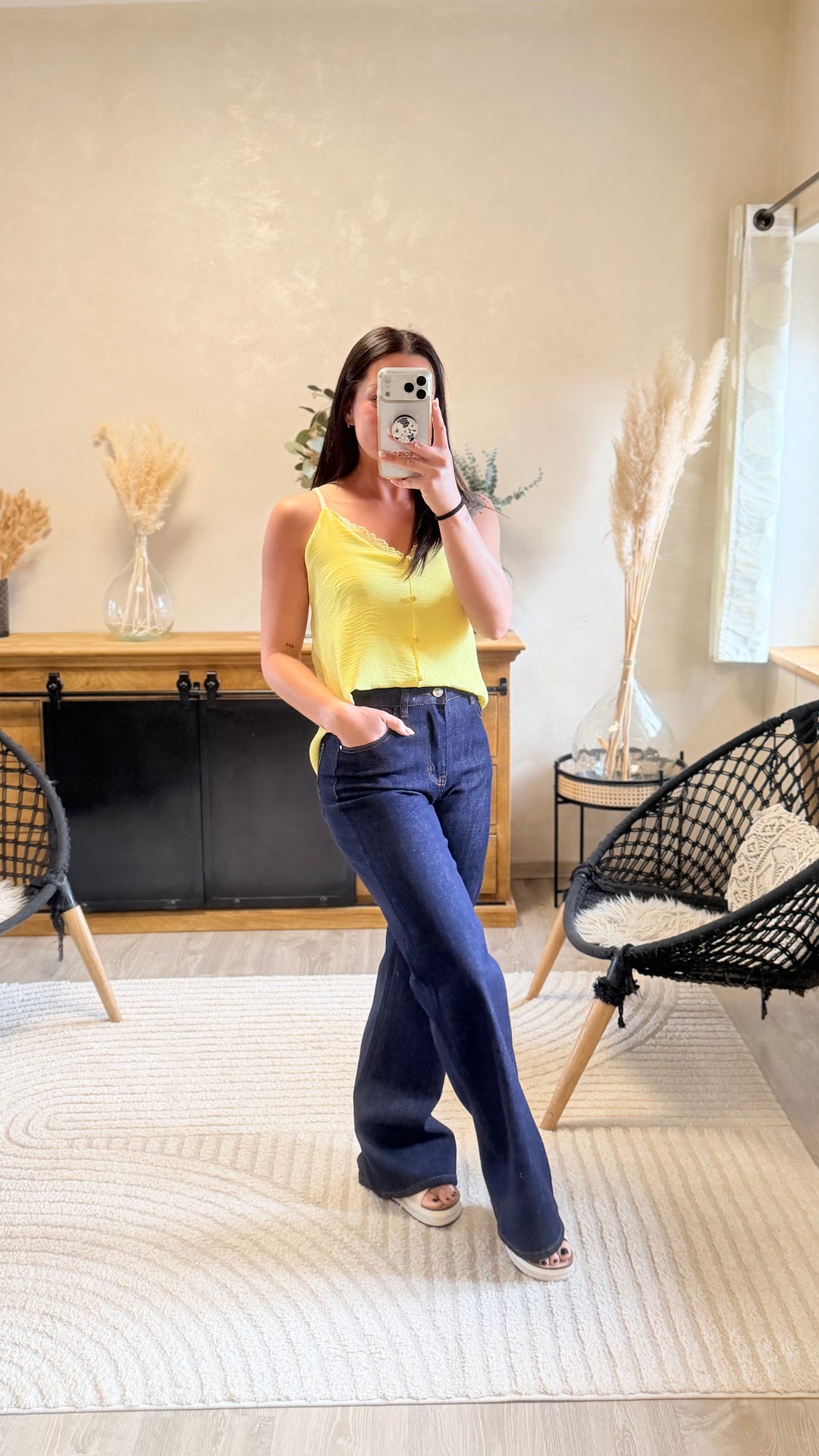 Top jaune Hosa