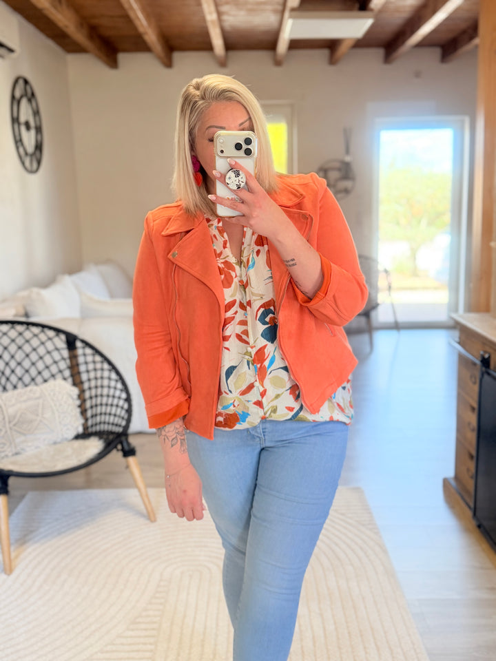 Veste suédine CURVY