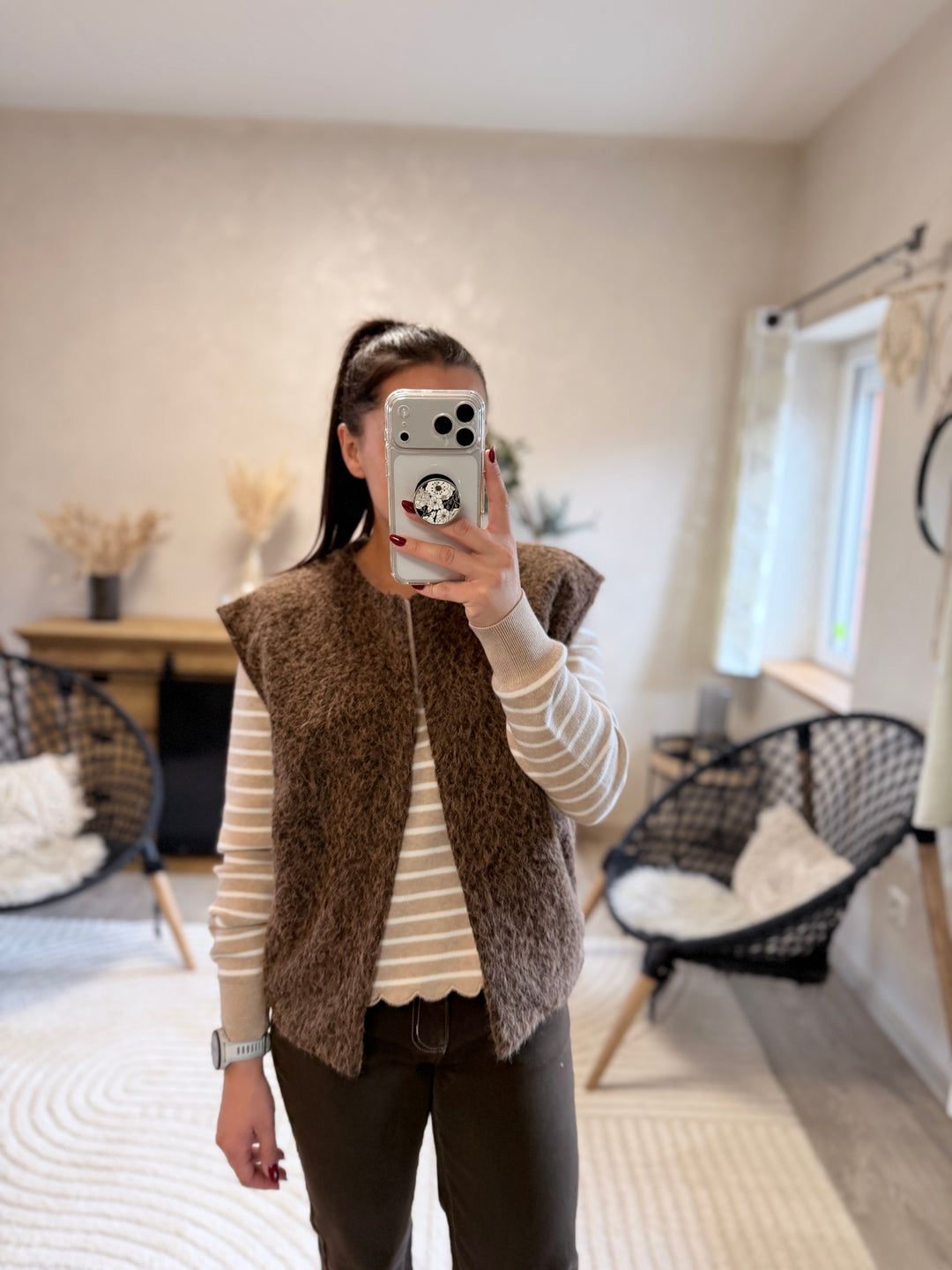 Gilet Sebby choco