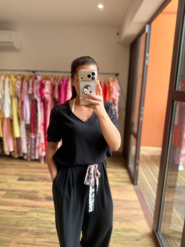 Blouse Miya noir CURVY
