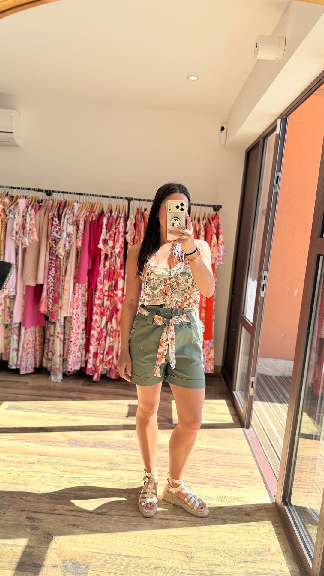 Short bommy kaki CURVY