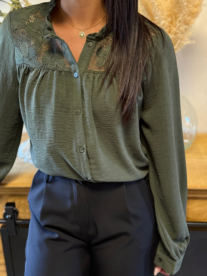Chemise Sony kaki