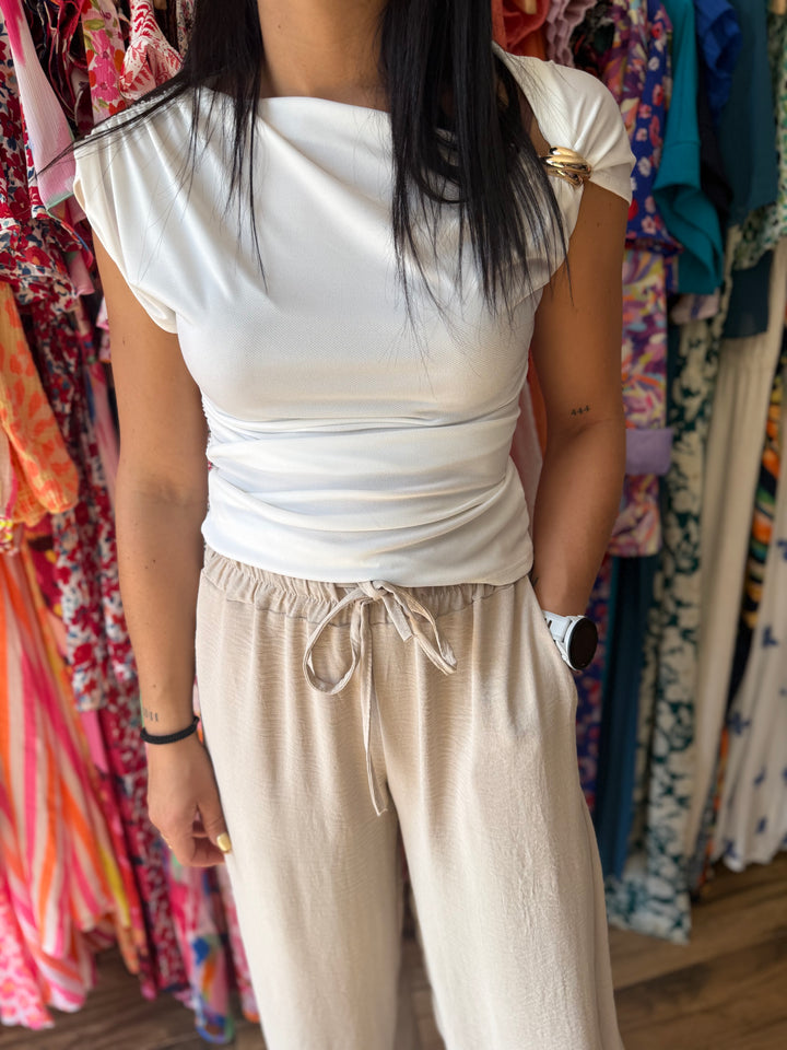 Pantalon Ira beige