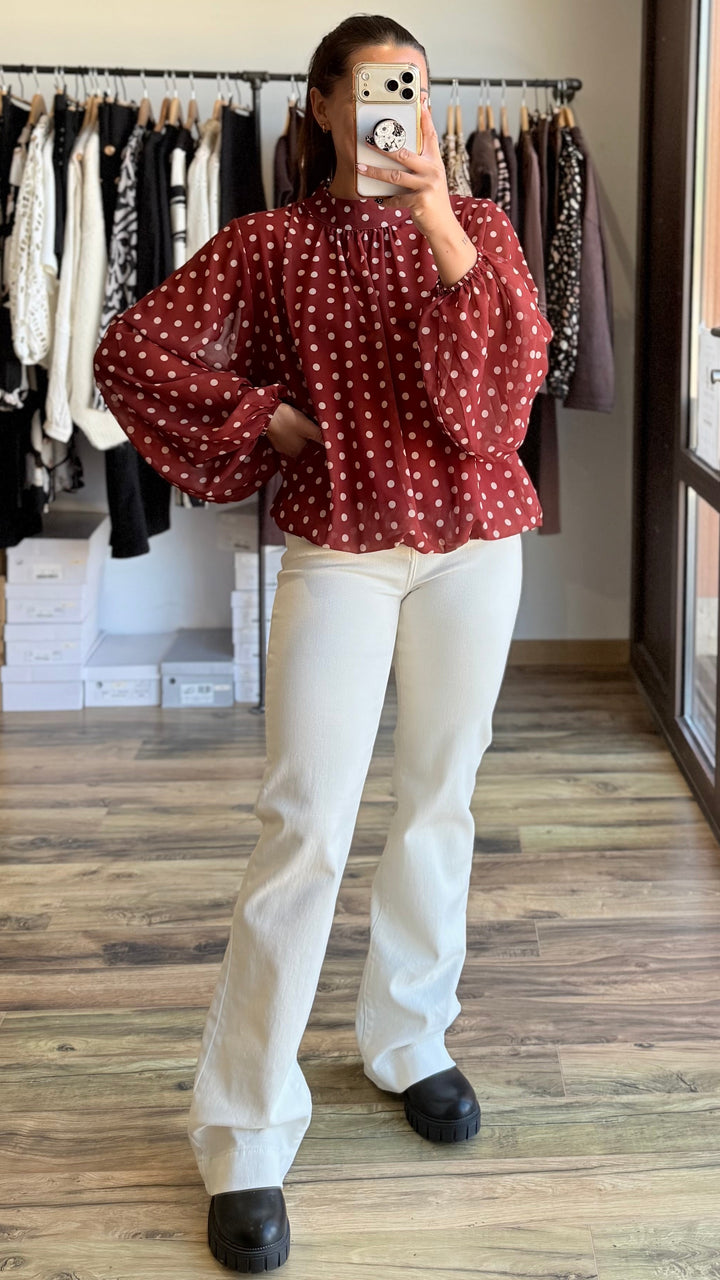 Blouse Lysa rouille
