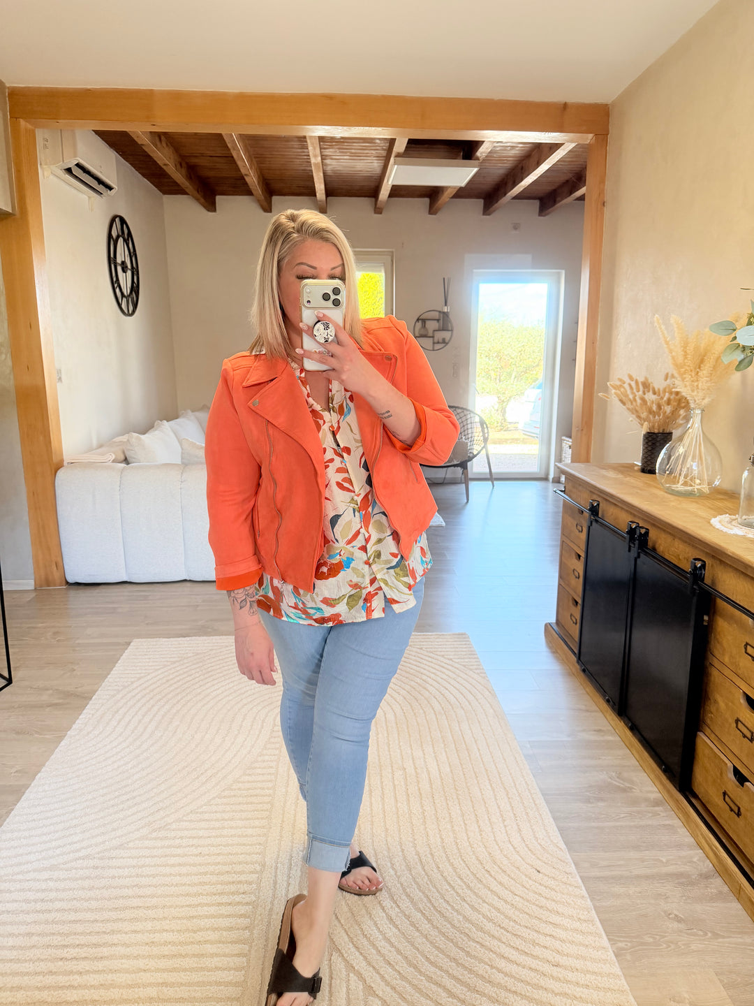 Veste suédine CURVY