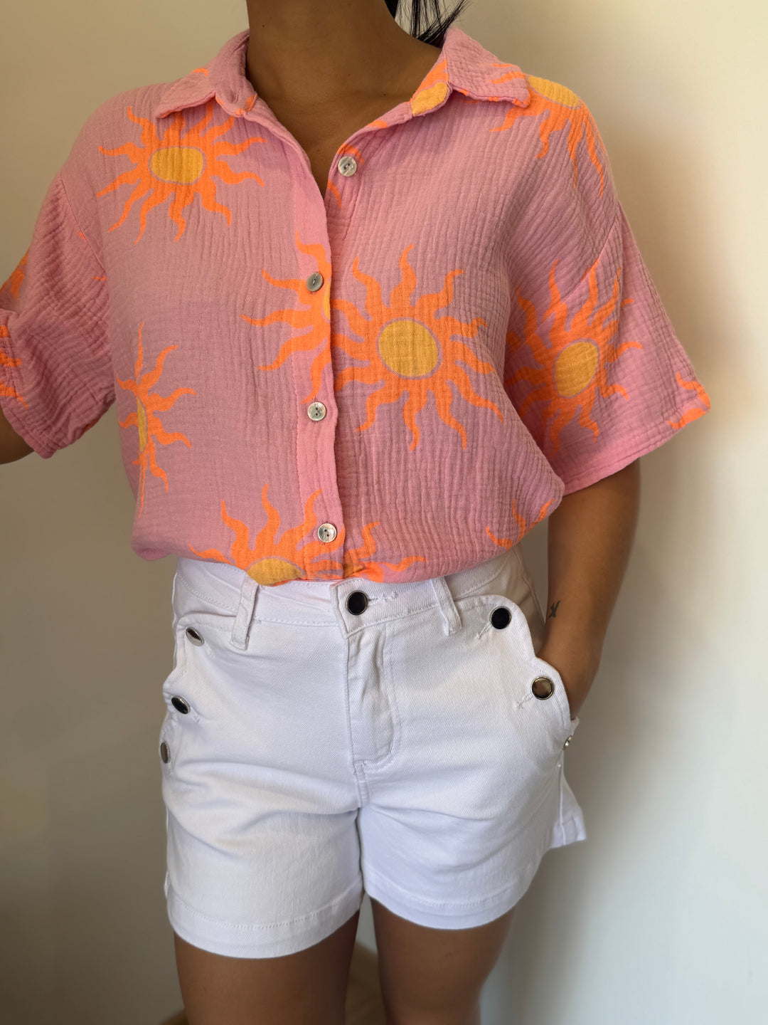 Chemise Rosane rose