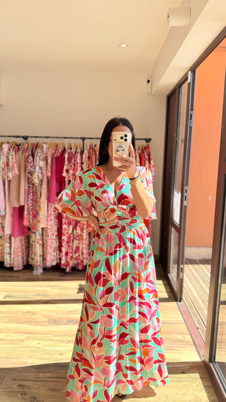 Robe longue Arlequin CURVY (PRÉCOMMANDE EXPÉDITION 3/06)