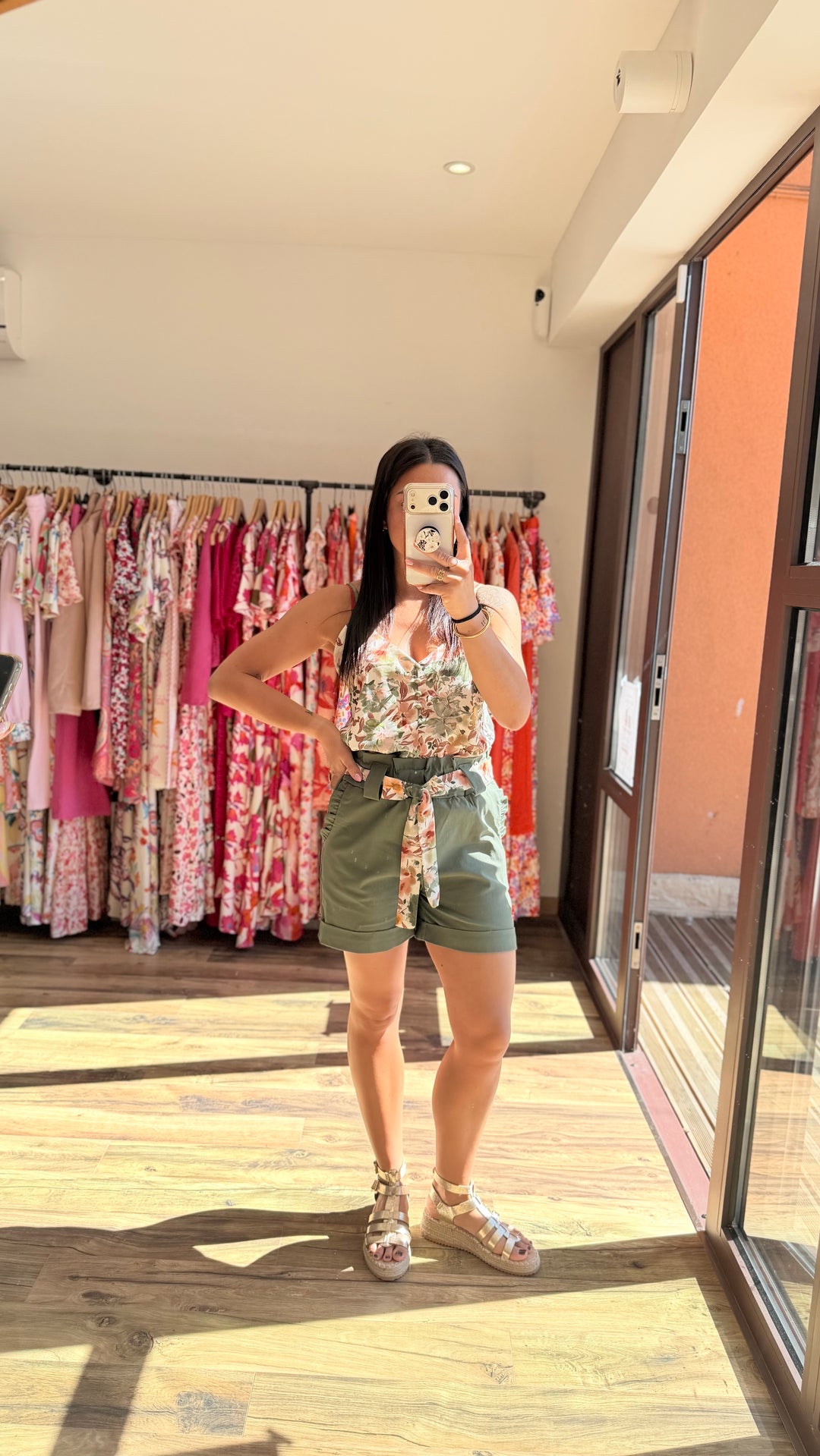 Short bommy kaki CURVY