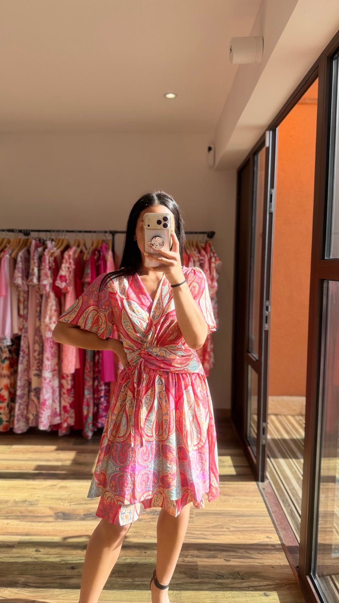 Robe courte Calinda