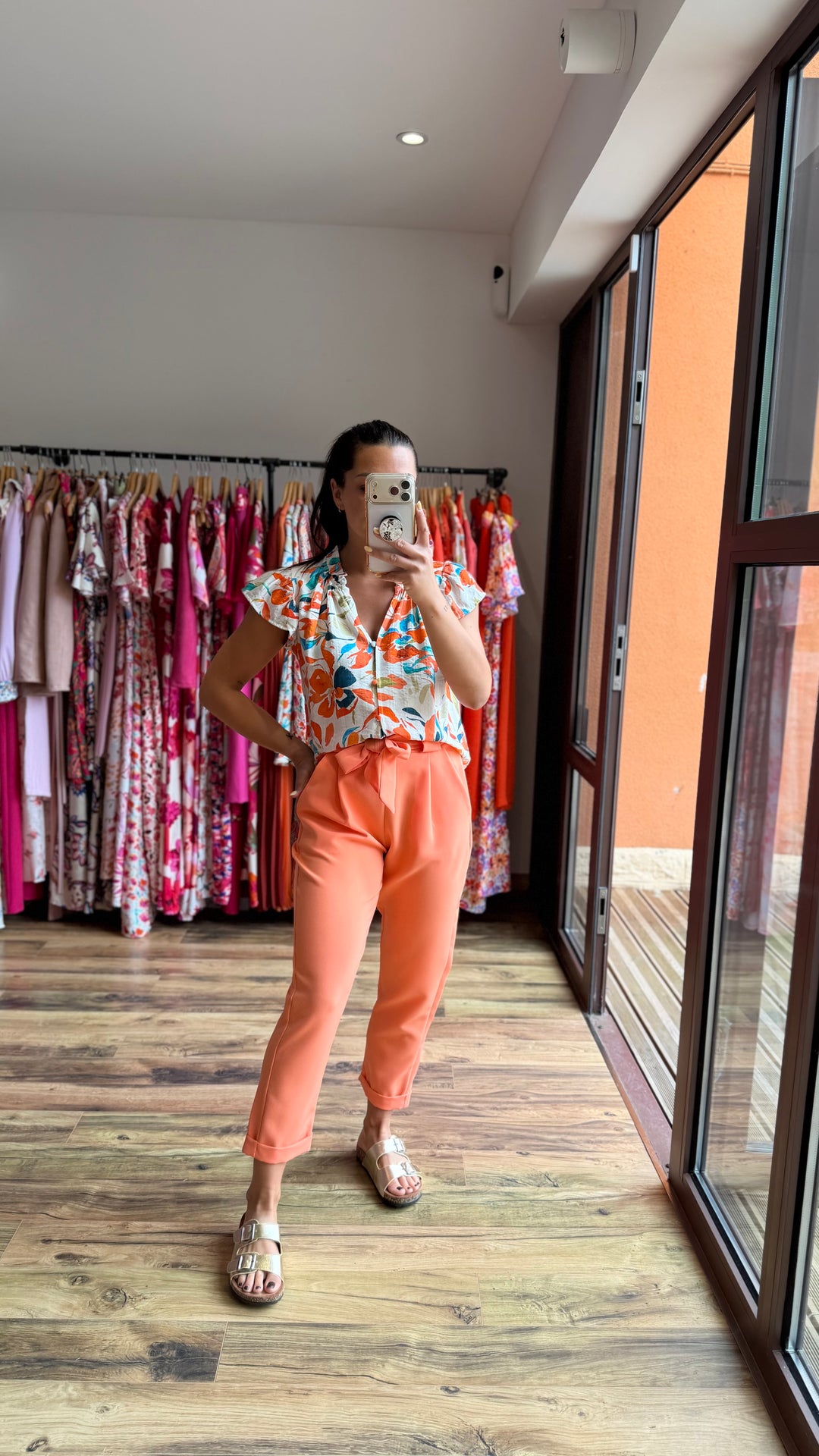 Pantalon Evy Abricot