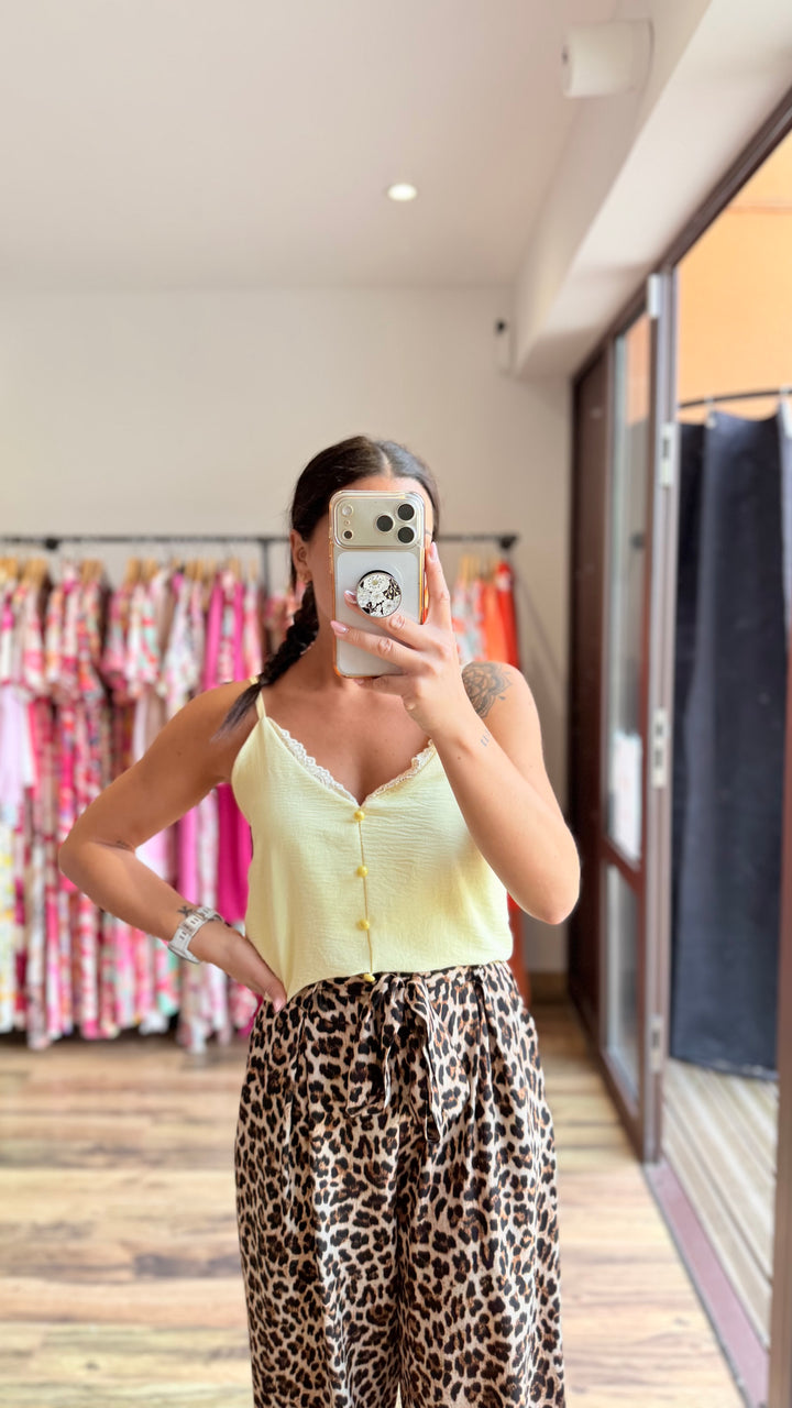 Top Hosa jaune CURVY
