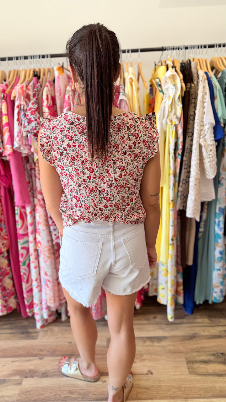 Blouse Simo rouge