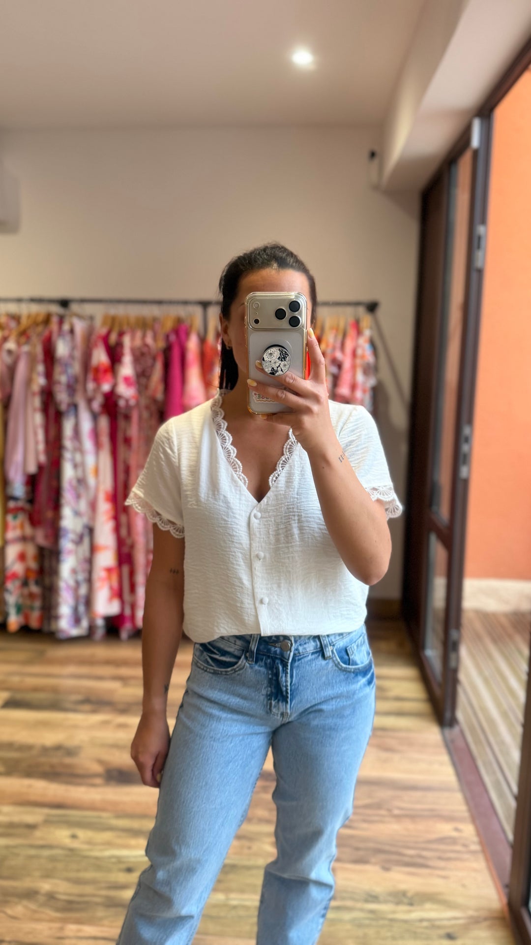 Chemise Mirta blanche (PRÉCOMMANDE expédition 16/06)