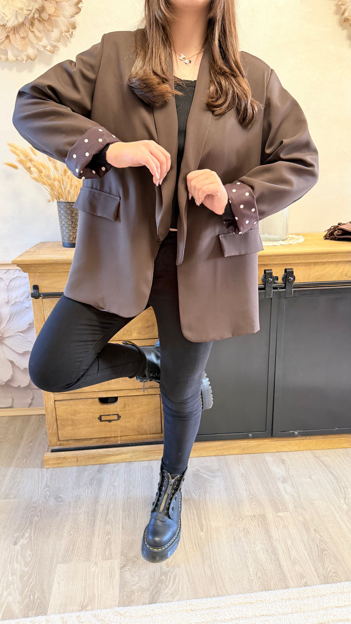 Blazer Imen chocolat