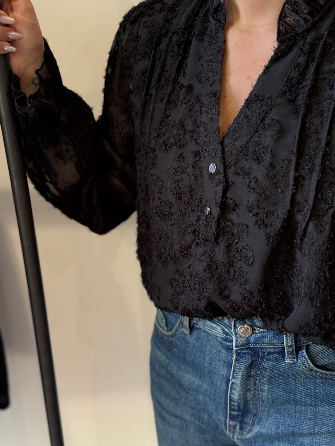 Blouse Janie noir