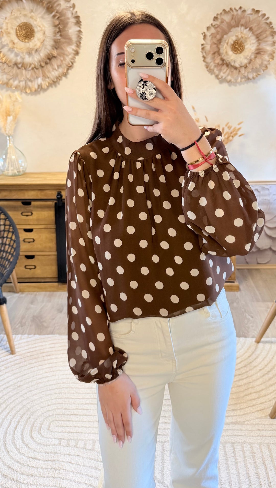Blouse Belly Choco