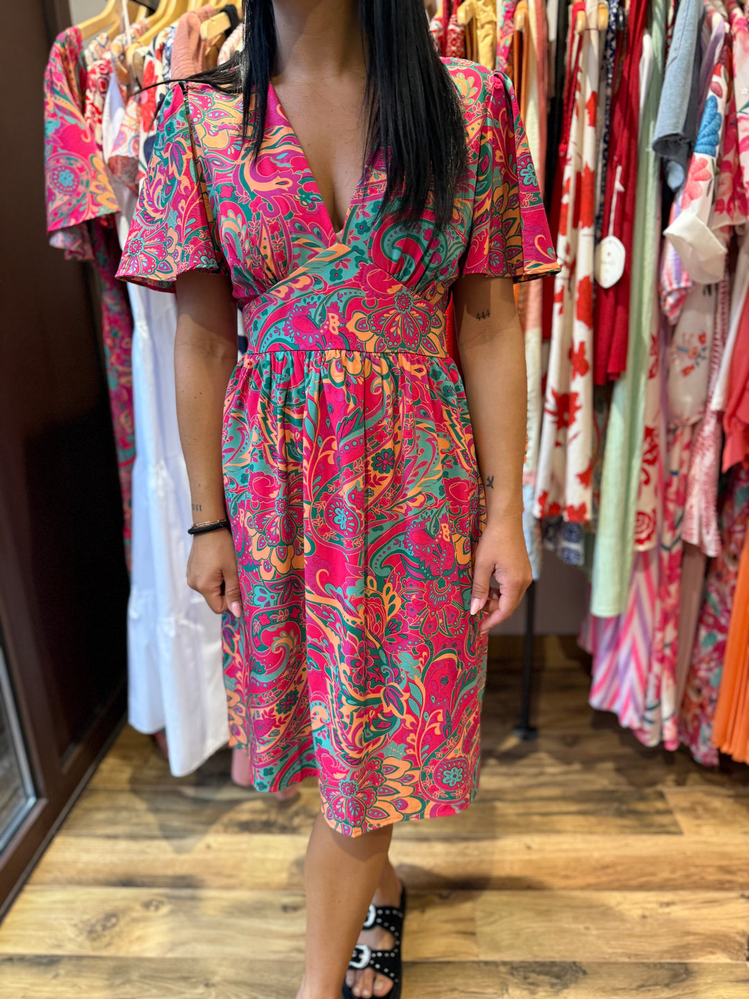 Robe Flori courte