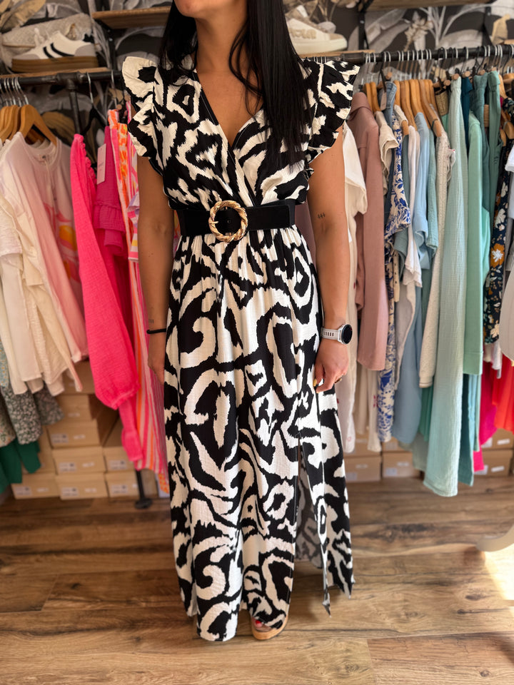 Robe longue Mark noir