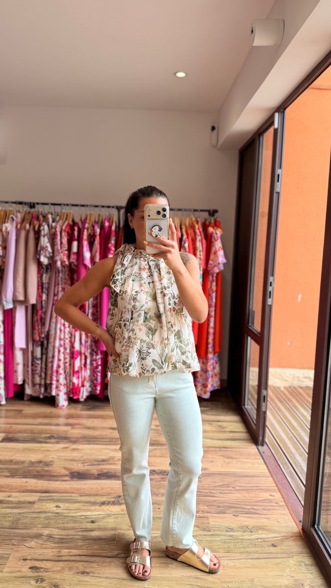 Top Zalia vert