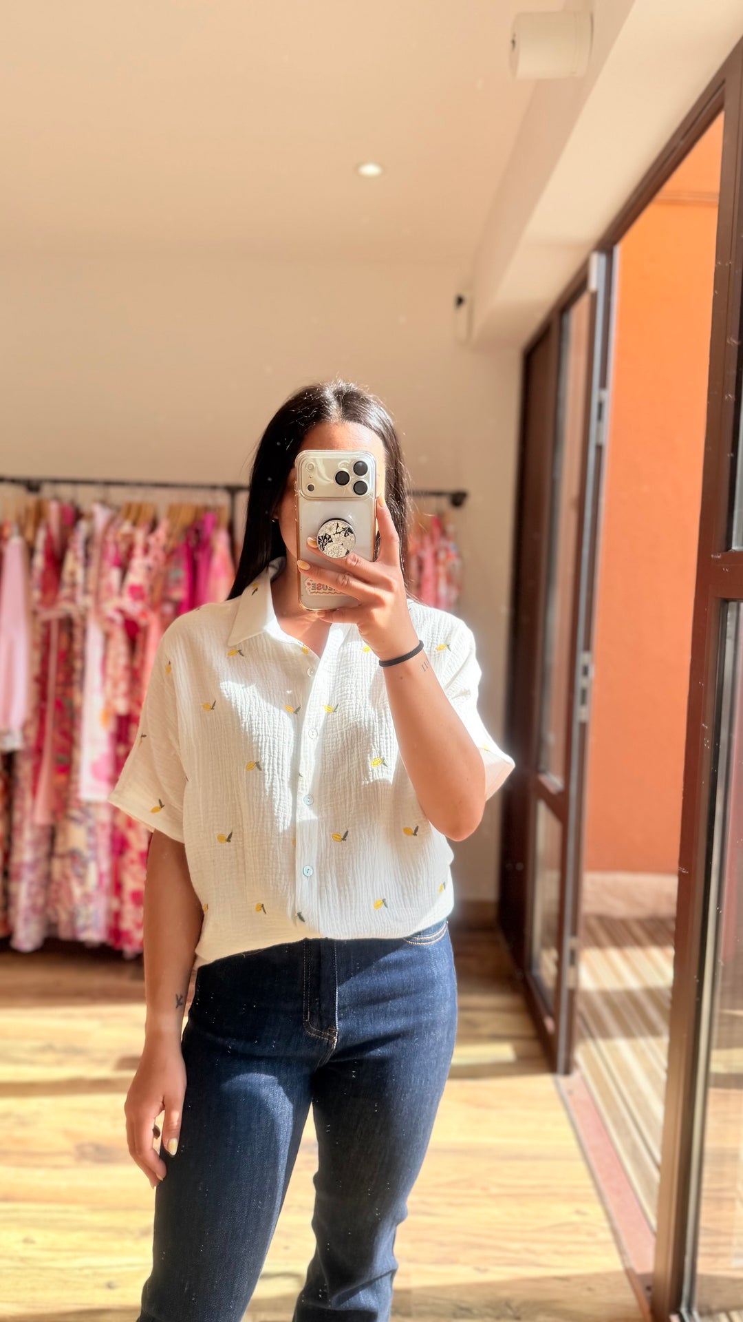 Chemise gaze citron 🍋 CURVY