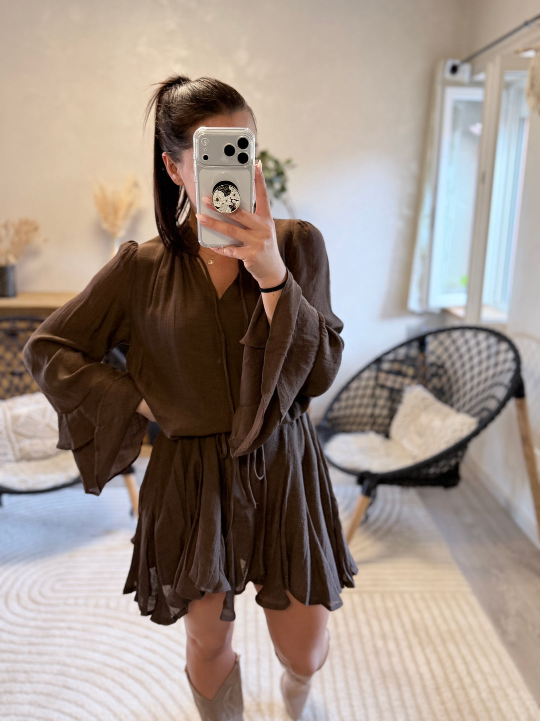 Robe Alexandro chocolat