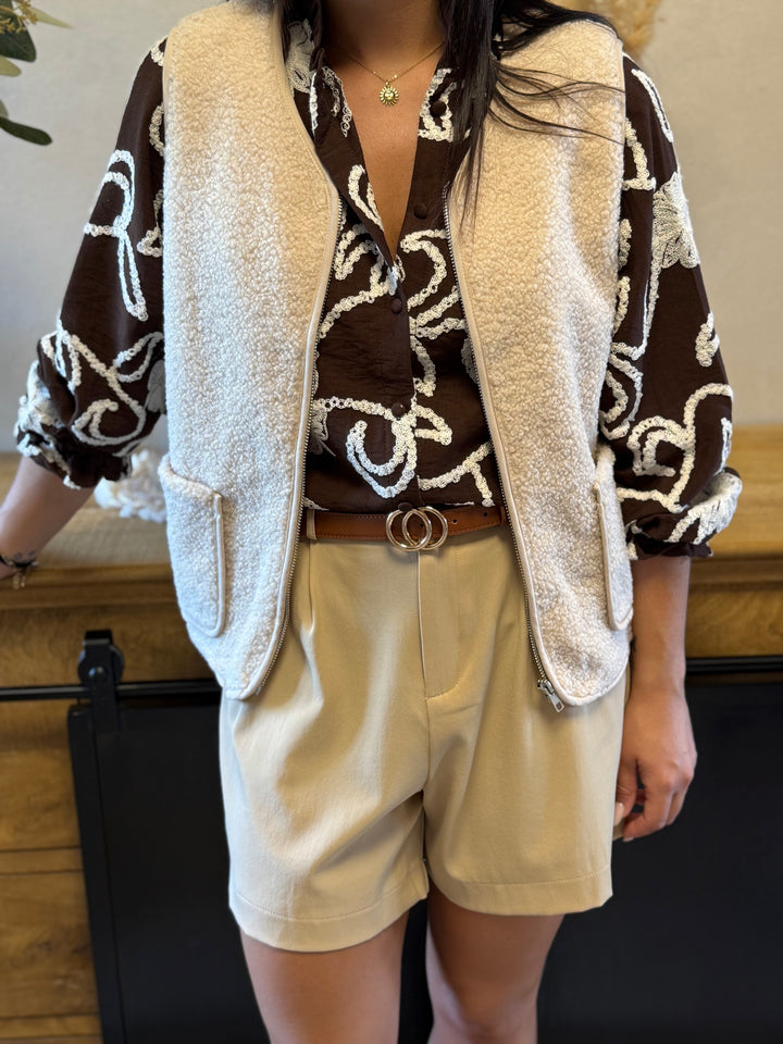 Chemise Dina choco